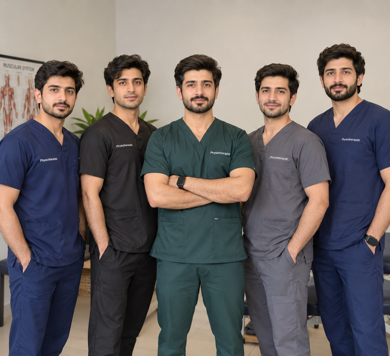 The Sukoon therapist team in uniform